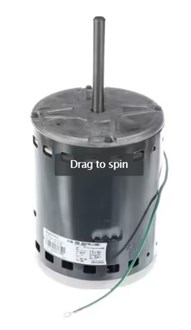 Trane MOT17047 Blower Motor, 1HP, 60/50Hz, 208-230V, 1050RPM, 104955